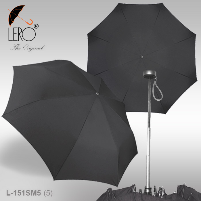 Легкий мини-зонт серый